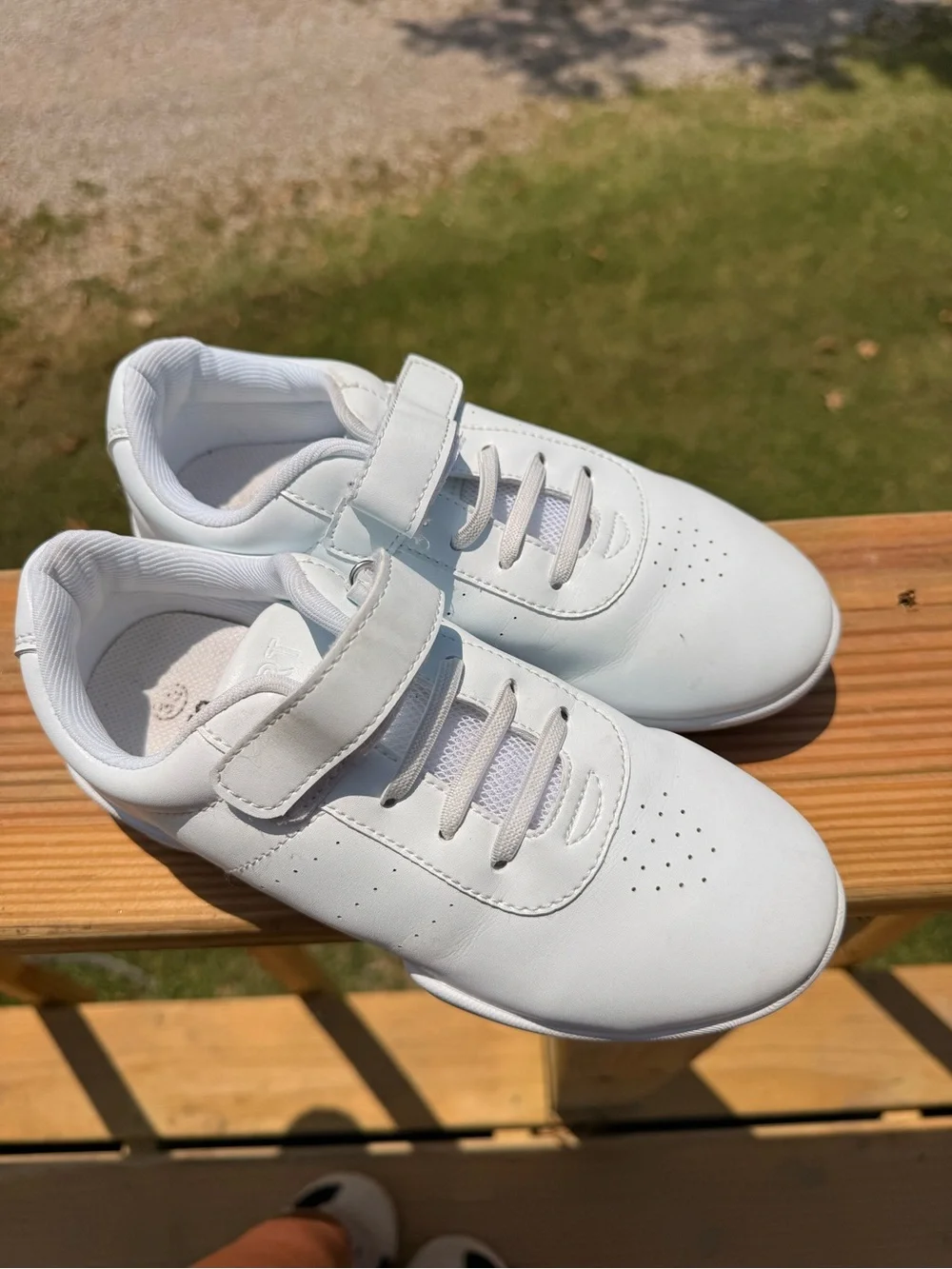 Kids White Velcro Sneakers for Everyday Play